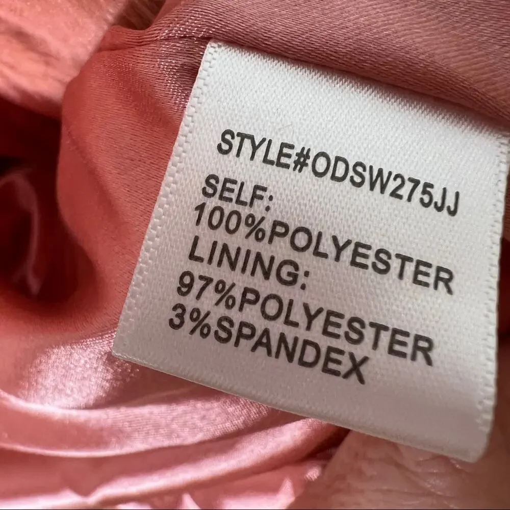 4SI3NNA Hallie Faux Fur Coat in Peach NWOT Small - Picture 10 of 12